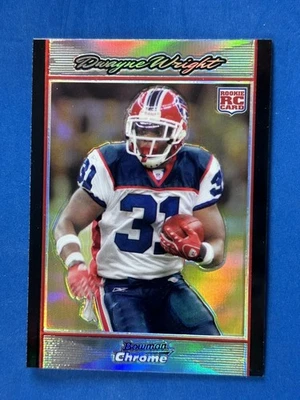 2007 Bowman Chrome Refractors #BC99 Dwayne Wright Buffalo Bills - Image 1 of 2