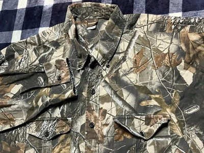 Camisa con botones Ranger 3XL Realtree Hardwoods camuflaje manga larga caza Foto 1 de 4