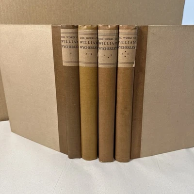 The Complete Works of William Wycherley 1924 Nonesuch Press Limited 4 Volume Set - Imagem 1 de 4