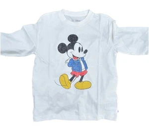 New! Large Kids Mickey Mouse Gap Shirt Long Sleeve - Picture 1 of 4