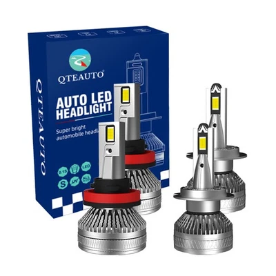 4 H7 H8/H9/H11 LED High Beam Fog Light 12V 6000K To 2014-2016 BMW 335I GT Xdrive - Image 1 of 4