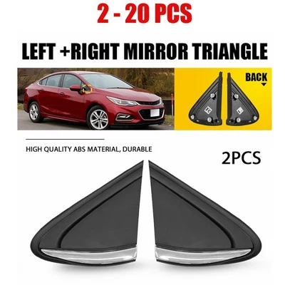 2-20 X передних крыльев стойки отделки зеркала угловые молдинги для Chevy Cruze 2016-2019 - Изображение 1 из 4