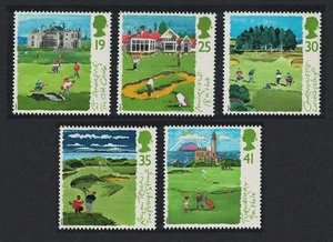 Campos de golf escoceses de Gran Bretaña 5v 1994 MNH SG#1829-1833 Sc#1567-1571 - Imagen 1 de 1