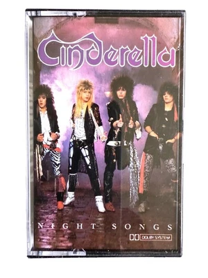 Cinderella - Night Songs - Cassette Tape VERHC37 - Image 1 of 2