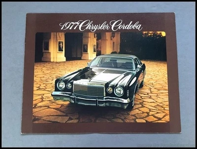 1977 Chrysler Cordoba and Crown 10-page Original Car Sales Brochure Catalog - Image 1 of 4