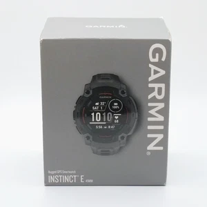Garmin Instinct E 45mm Rugged GPS Smartwatch Black with Charcoal 010-02933-00 - Picture 1 of 6