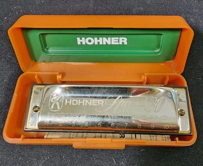 Vintage Hohner Special 20 C Harmonica #560/20 Marine Band , Case  Germany - Image 1 of 4