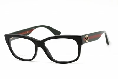 GUCCI GG0278O-011-55 眼镜 尺寸 55mm 15mm 145mm 黑色 女式 — 第 1/4 张图片