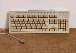 Vintage Computer Keyboard PS/2 Tastatur BTC 7941 X IBM, Olivetti, Pentium...✅🎮 - Bild 1 von 6