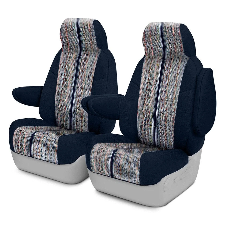 For Volvo S40 04 Coverking Saddle Blanket 1st Row Dark Blue Custom Seat Covers Foto 1 de 4