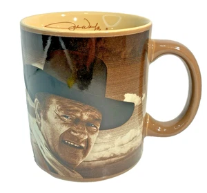 NEU 12 Unzen John Wayne Kaffeebecher "Don't Say It's A Fine Morning Or I’ll Shoot Ya" - Bild 1 von 6