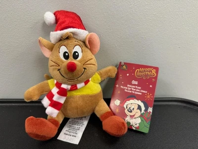 Disney Parks Christmas Cinderella GUS Santa Shoulder Pals Plush Magnetic NWT - Image 1 of 2