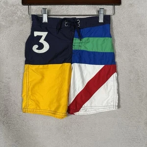 Polo Swim Trunks Toddlers Size 6 Color block - Picture 1 of 6