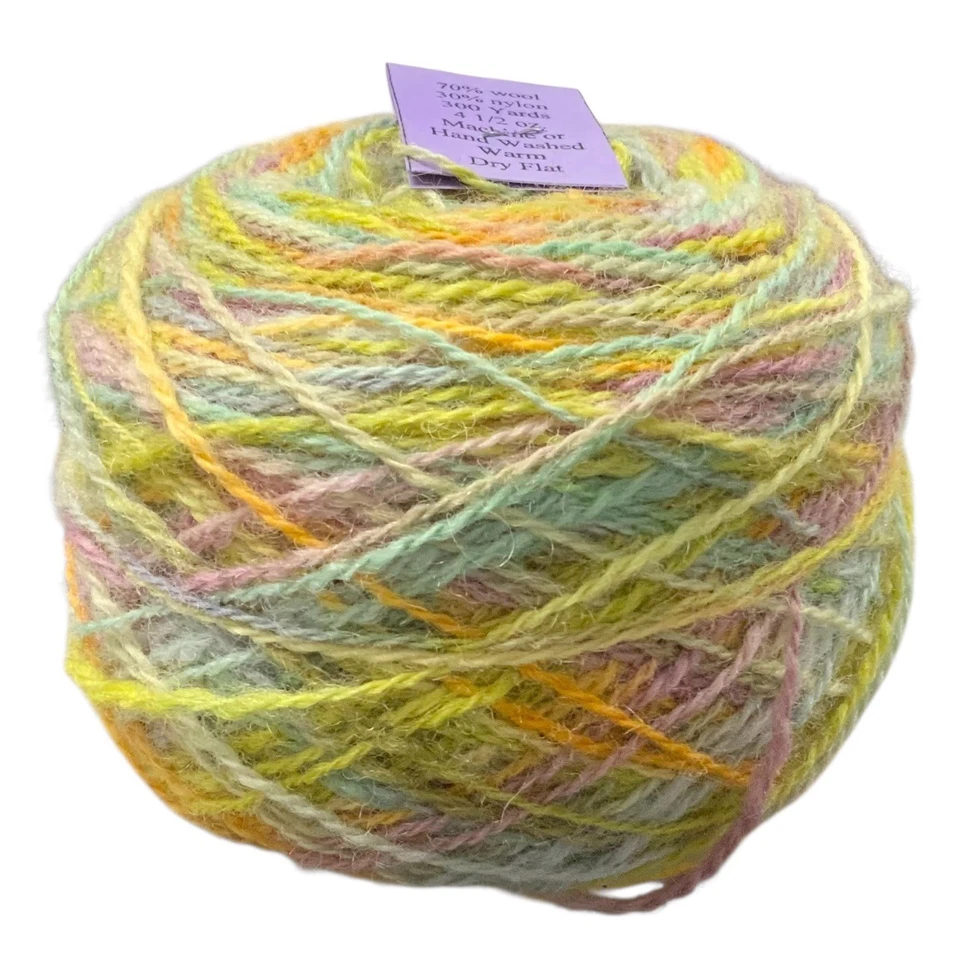 Granja teñida y lavada a mano del fin del mundo 300 yardas de lana 70 % nailon 30 % cálida Foto 1 de 3