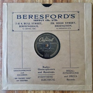 Nat "King" Cole ~ The Tunnel Of Love (Capitol CL 13391) 10" 78rpm Shellac