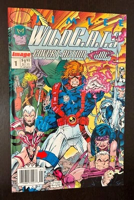 WILDCATS #1 (Image Comics 1992) -- Jim Lee -- NEWSSTAND Variant - Image 1 of 2