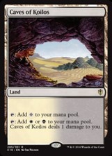 Caves of Koilos ~ Near Mint Commander 2016 MTG Magic UltimateMTG Land Card