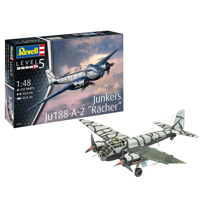 Revell - Junkers Ju188 A-1 Rächer 1:48 Model Kit - Immagine 1 di 1