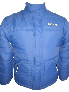 POLO SPORT RALPH LAUREN BLUE PUFFER JACKET HOOD KIDS YOUTH SIZE M WARM FREE S/H - Picture 1 of 8