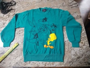 Sudadera De Colección Looney Tunes Cuello Redondo Prendas Gráficos Piolín S/M Bañera #8 - Imagen 1 de 7