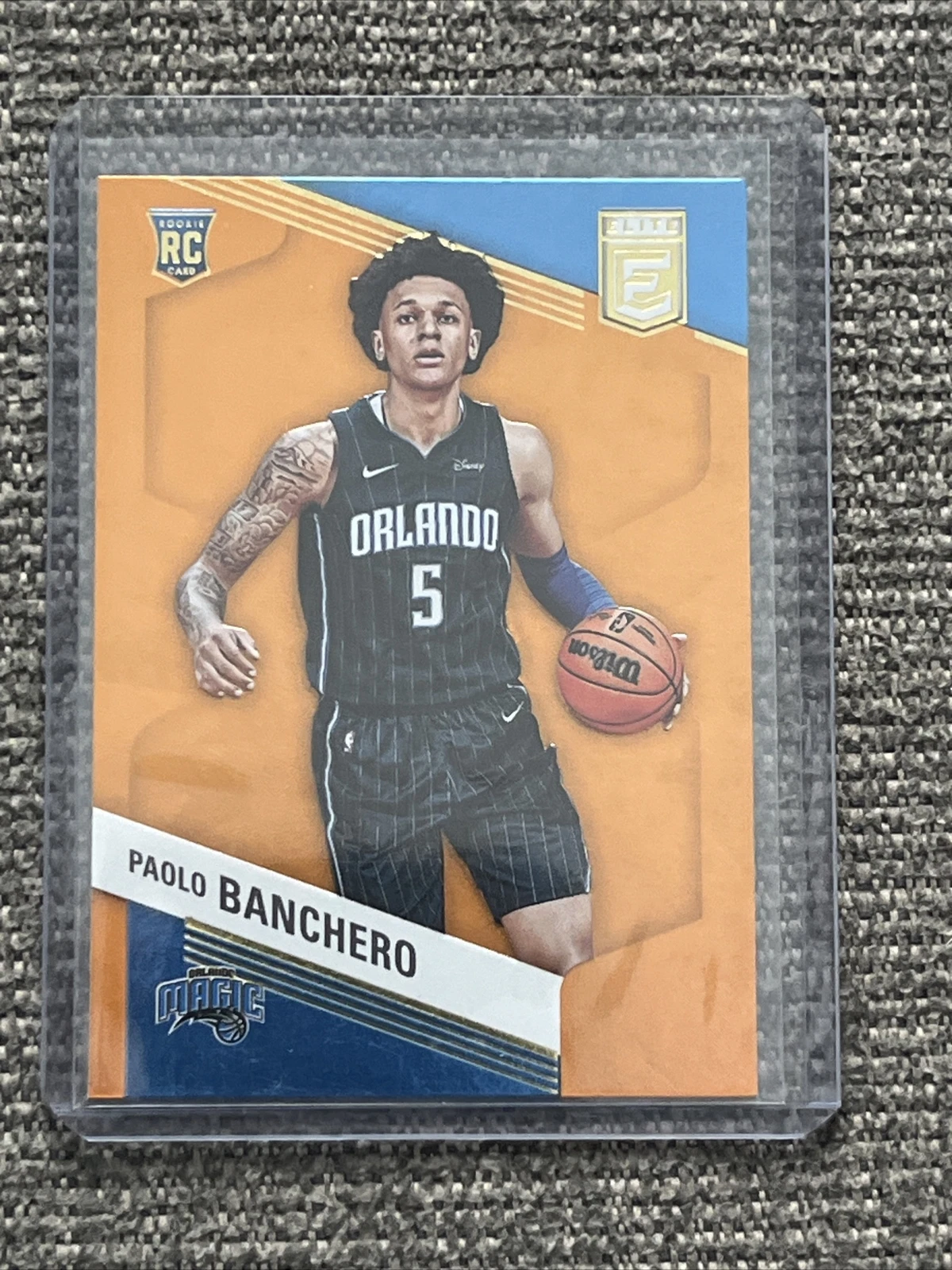 2022-23 Panini Donruss Elite Paolo Banchero Orange Parallel RC #250