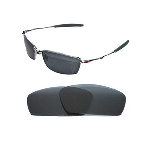 NEW POLARIZED BLACK REPLACEMENT LENS FOR OAKLEY SQUARE WHISKER SUNGLASSES - Picture 1 of 4