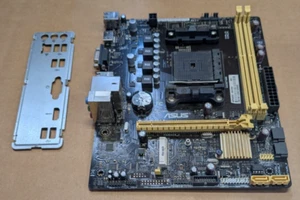 Asus A58BM-A M32BF DP_MB A55 AMD Socket FM2+ DDR3 mATX Motherboard + I/O Plate - Picture 1 of 5