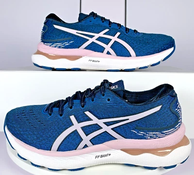 Zapatillas deportivas Asics Gel Nimbus 24 1012B201 azules para mujer talla 6,5 - ¡COMO NUEVAS! Foto 1 de 4