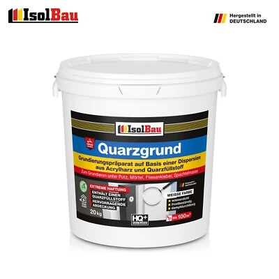 Quarzgrund Putzgrund Haftgrund Weiß 20 kg Quarz Grundierung Isolbau - Bild 1 von 4