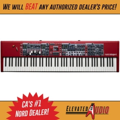 Piano de escenario digital Nord Stage 4 88 con acción de martillo, ¡ABSOLUTAMENTE COMO NUEVO! Foto 1 de 4