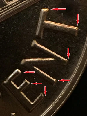 MAJOR ERROR DDR! PROOF 1964 US Cent DOUBLE DIE REV Multiple Areas Great shape! - Image 1 of 4
