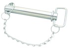 2x Gorilla Oberlenkerbolzen Bolzen + Kette + Klappstecker KAT1 Ø 19mm L 185mm
