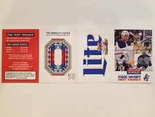 Milwaukee Admirals 1997/98 IHL Minor Hockey Pocket Schedule - Miller Lite