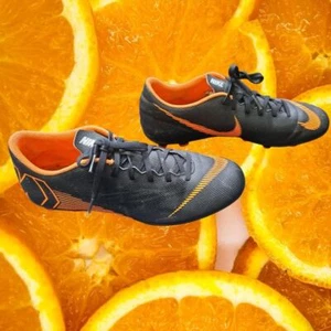 Nike Mercurial Orange and Black Cleats Size 10 - Picture 1 of 11