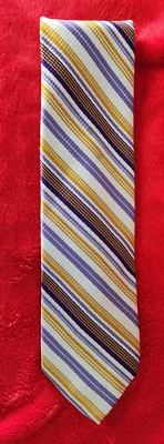 Corbata de cuello corto vintage OLEG CASSINI para hombre Henry's Wichita poliéster 4" Foto 1 de 4