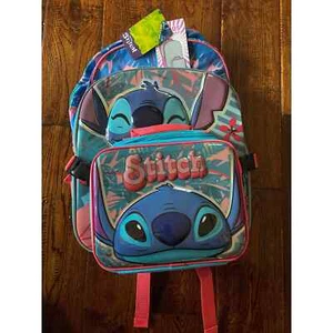 NWT Disney Stitch Schoolbag w/Detachable Lunchbox - Picture 1 of 10
