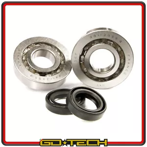 KIT CUSCINETTI SKF PARAOLI BANCO PIAGGIO 50 2T REVISIONE MOTORE GABBIA ACCIAIO - Foto 1 di 1
