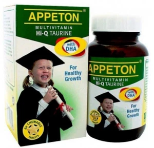 2 BOXES APPETON MULTIVITAMIN Hi-Q TAURINE & DHA 60 CHEWABLES (NEW) - Picture 1 of 1