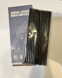 Reusable Japanese Korean Chopsticks 8 Pair - Picture 1 of 3