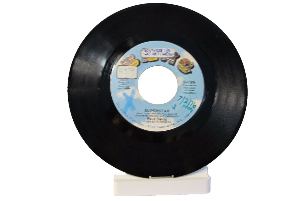 45 RECORD - PAUL DAVIS - SUPERSTAR - Image 1 of 1