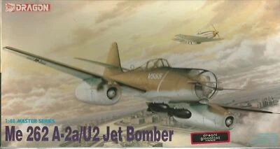 plastic model kit scale 1: 48 DRAGON 5529 MESSERSCHMITT ME 262 A-2A U2 open box - Immagine 1 di 3