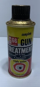 VINTAGE G66 GUN TREATMENT OIL CAN. NEAT OLD TIN CAN! - Picture 1 of 1