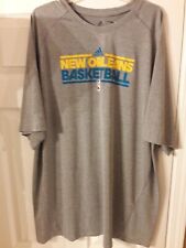 VINTAGE NEW ORLEANS HORNETS PELICANS GAME USED WORN SHOOTING SHIRT SZ 3XLT