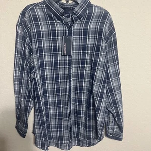 Mens Long Sleeve Shirt Round Tree Yorke Size XL Button Up Shirt Long W25  L31 - Picture 1 of 8