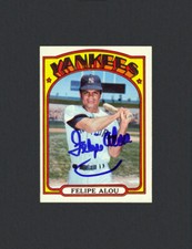 Felipe Alou 1972 Topps #263 - Yankees - Signed Autograph Auto