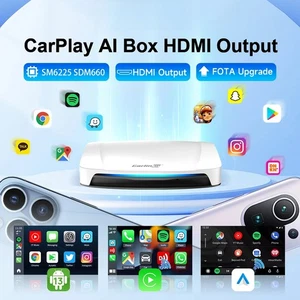 Android 13 CarPlay AI Box HDMI Wireless CarPlay Android Auto TV Video Box 8-Core - Picture 1 of 24