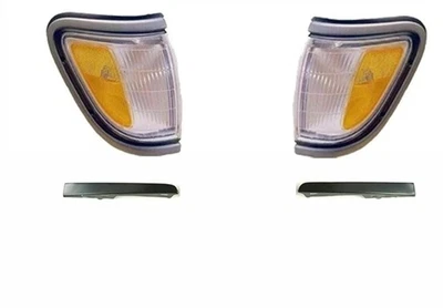 Nueva lámpara de señal de giro de relleno de parachoques delantero para Toyota Tacoma 1995-97 4 piezas de plástico Foto 1 de 3
