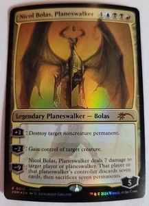 Magic The Gathering MTG Nicol Bolas, Planeswalker Near Mint Foil Promo 2024 0010 - Bild 1 von 1