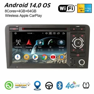 8-Kern Android 14 CarPlay Autoradio für AUDI A3 RS3 RNSE-PU Navi DAB+ WiFi 64GB - Bild 1 von 24
