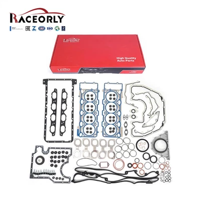 RACEORLY Engine Rebuild Gasket Kit For BMW 750i X5 E60 E70 E63 E66 N62B48 4.8L - Изображение 1 из 4